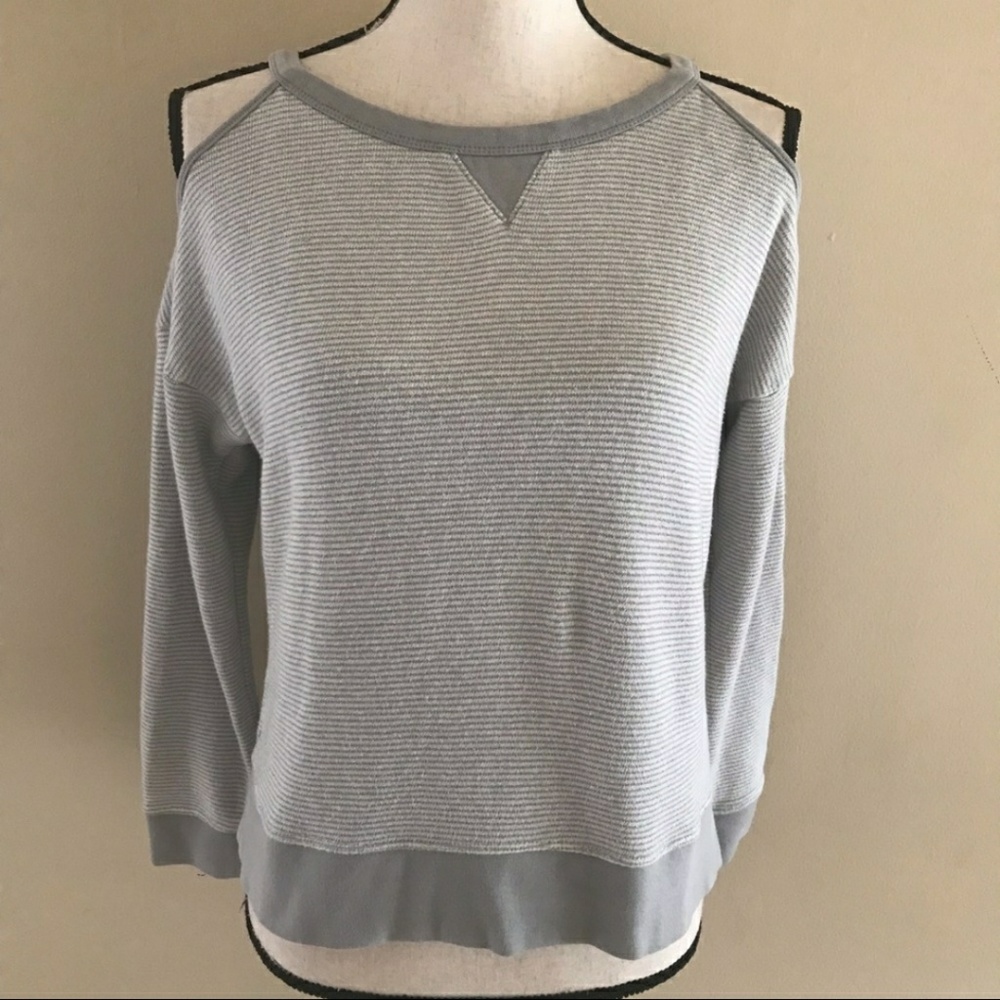 Calvin klein cold shoulder sweatshirt